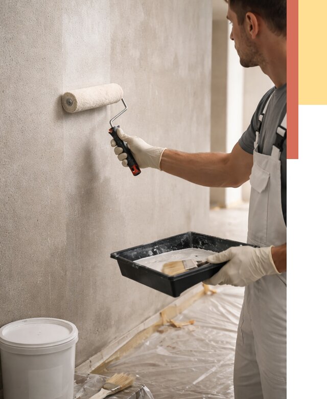 Грунтовка стен в Шебекино от 2240 руб. м2 — быстро, недорого, с материалом | ОТДЕЛОЧНИК-Шбк