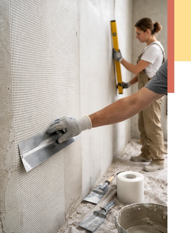 Армирование стен стеклосеткой в Шебекино от 3258 руб. под ключ | ОТДЕЛОЧНИК-Шбк