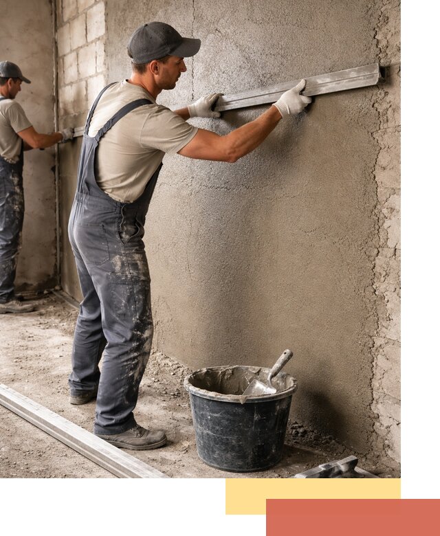 Штукатурка стен цементно-песчаная в Шебекино профессионально