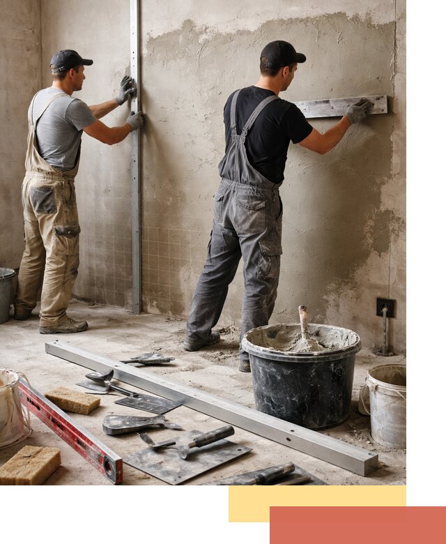 Профессиональная штукатурка стен под плитку в Шебекино