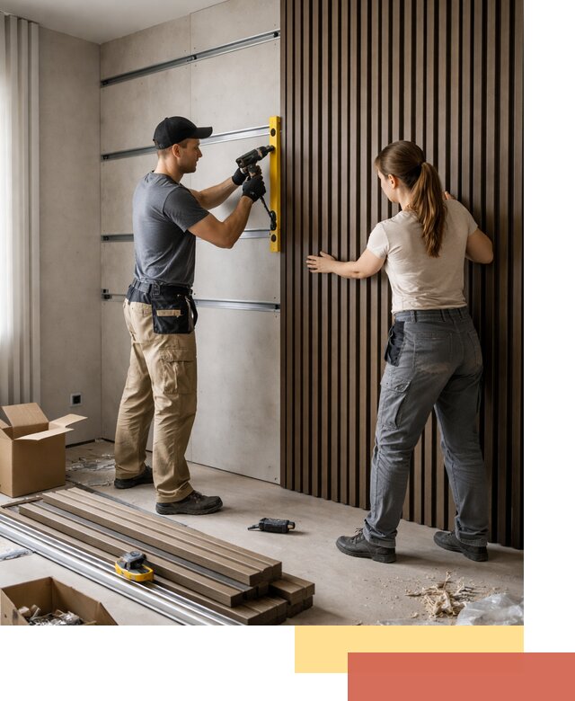 Монтаж реечных панелей на стены в Шебекино