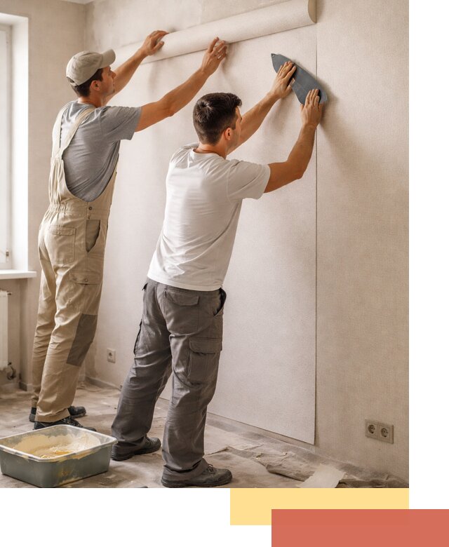 Поклейка виниловых обоев в Шебекино профессионально и качественно