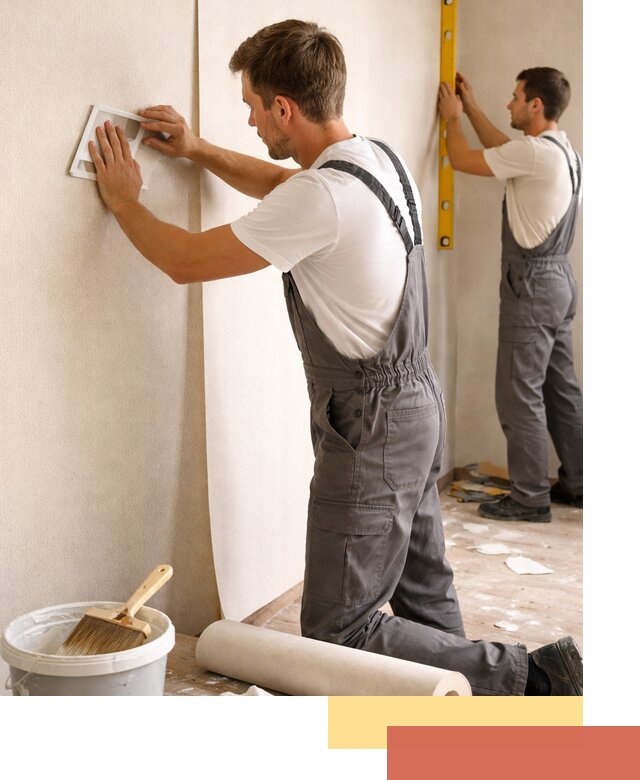 Поклейка бумажных обоев в Шебекино качественно и недорого