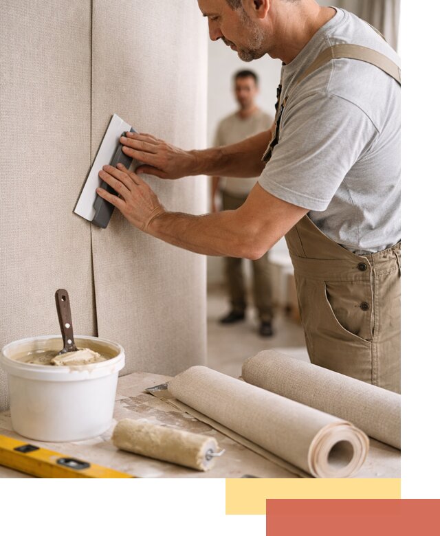 Поклейка текстильных обоев в Шебекино профессионально и аккуратно