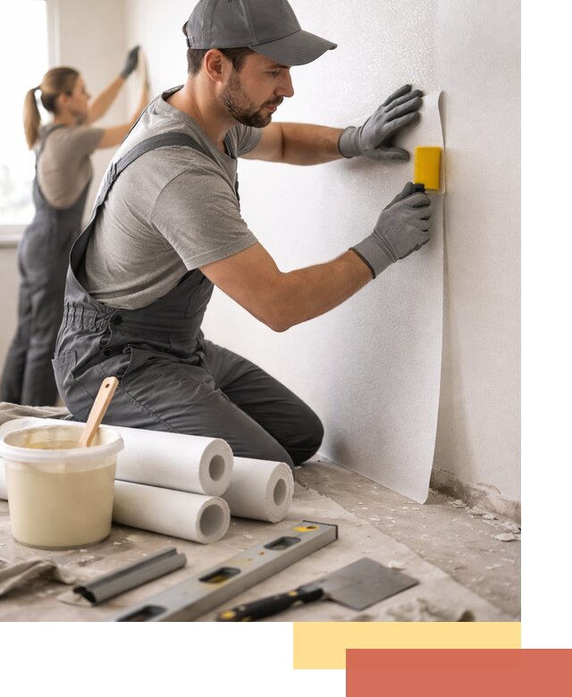 Поклейка стеклообоев профессионально в Шебекино