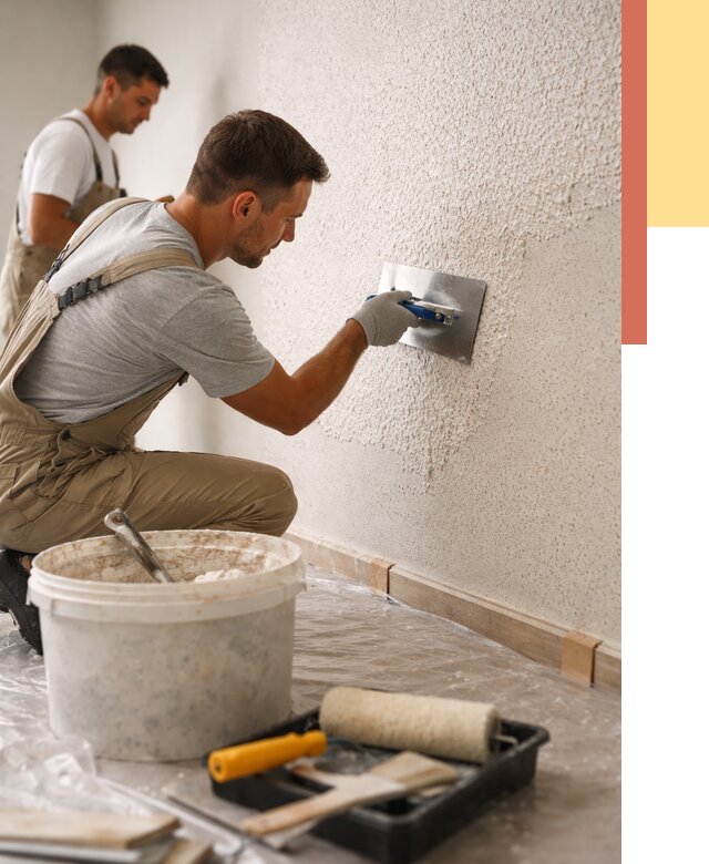 Нанесение жидких обоев в Шебекино от 7636 руб./м2 — быстро и недорого | ОТДЕЛОЧНИК-Шбк