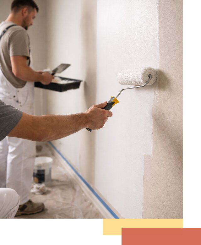 Покраска стен акриловой краской профессионально в Шебекино