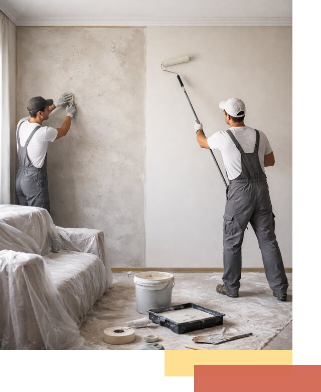 Покраска стен антивандальной краской в Шебекино