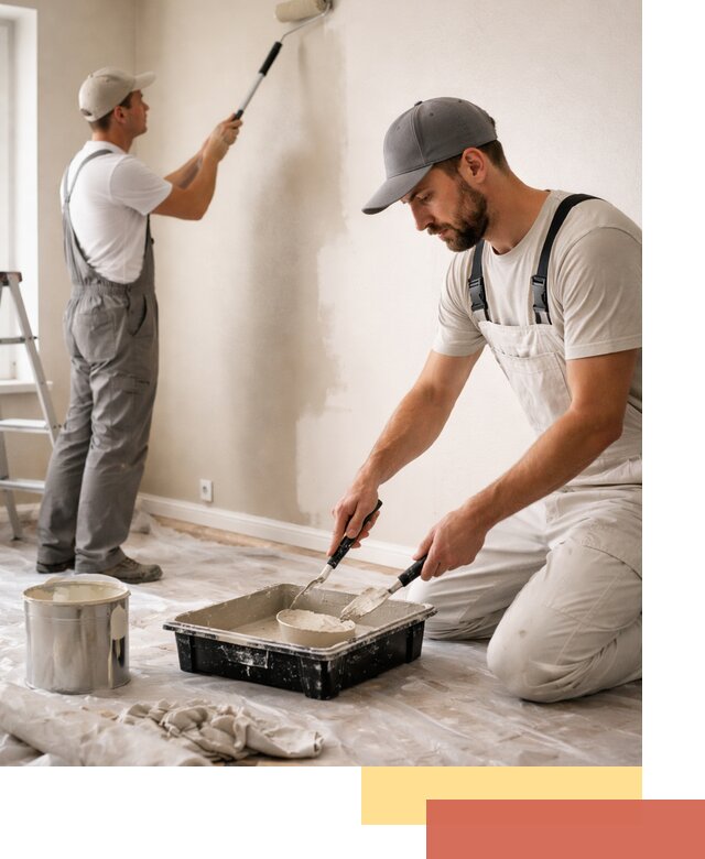 Покраска стен в квартире в Шебекино — профессионально и аккуратно