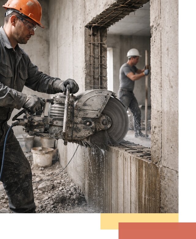 Алмазная резка проемов в Шебекино быстро и точно