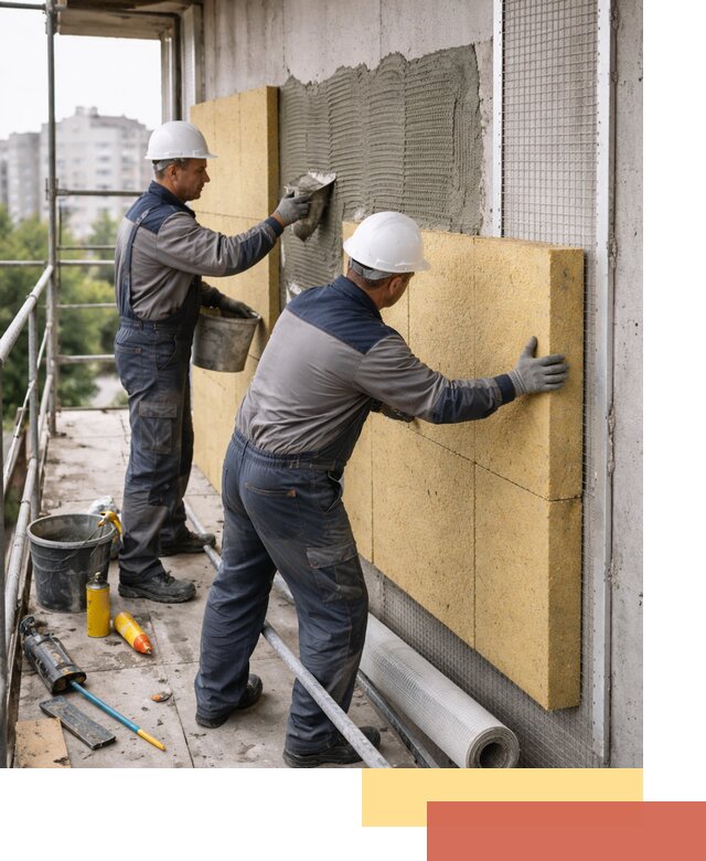 Утепление стен зданий и домов в Шебекино качественно и надежно