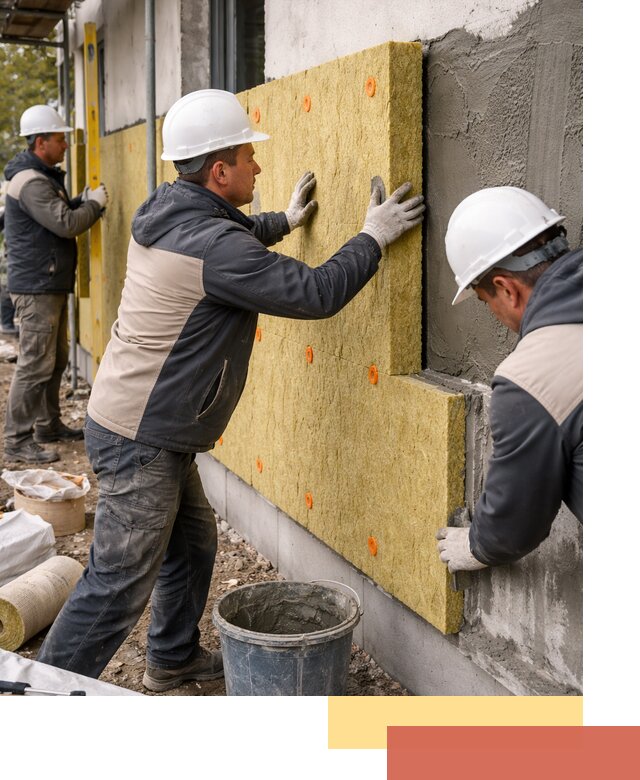 Утепление стен минватой в Шебекино — тепло и звукоизоляция