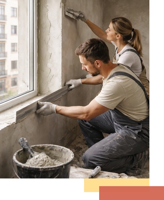 Штукатурка откосов дверей и окон профессионально в Шебекино