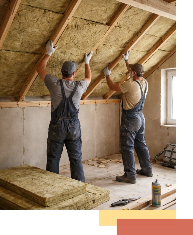 Утепление потолка минеральной ватой в Шебекино