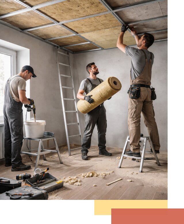 Шумоизоляция потолка в Шебекино: профессиональный монтаж и отделка