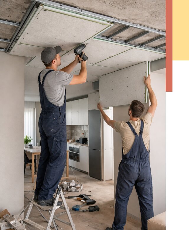 Шумоизоляция потолка панелями зипс в Шебекино от 1883 руб. под ключ | ОТДЕЛОЧНИК-Шбк